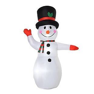 8' Inflatable Snowman $35