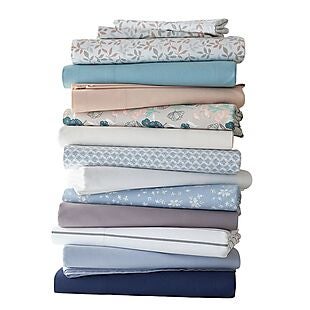 100% Cotton Percale Sheet Sets from $24