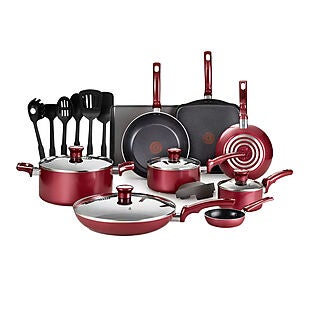 20pc T-Fal Cookware Set $67 + $10 Bonus