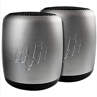 2 Portable Bluetooth Speakers $12