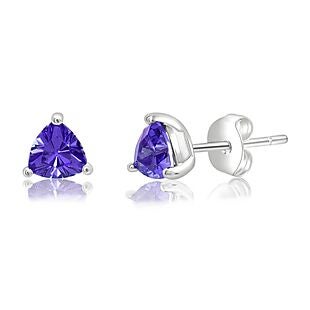 Silver & Tanzanite Earrings $14