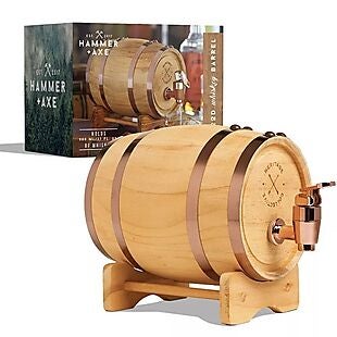 1L Mini Whiskey Barrel $21