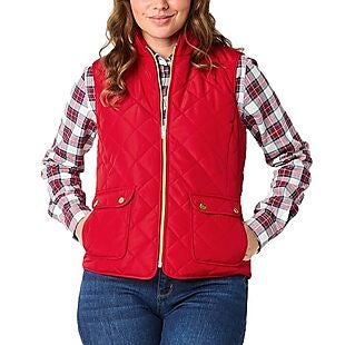 St. John's Bay Quilted Vest $16