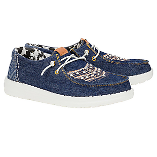 Hey Dude Wendy Denim Shoes $35