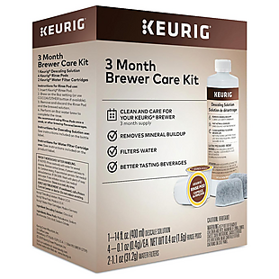 3-Month Keurig Brewer Care Kit $11