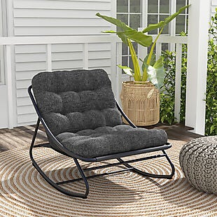 Cushioned Rocking Chair $126