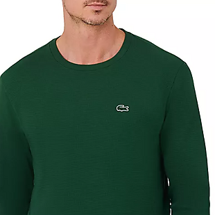 Lacoste Waffle-Knit Thermal Shirt $25