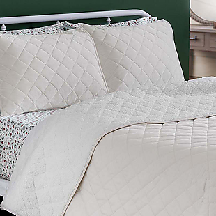 Martha Stewart Queen Sherpa Quilt Set $25