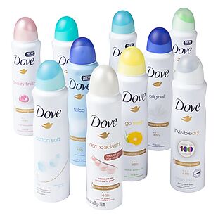 10pk Dove Spray Deodorant $40