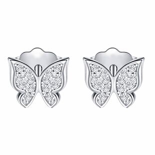 Sterling Silver Butterfly Earrings $14