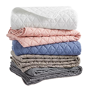 Reversible Quilted Throws $24 Shipped