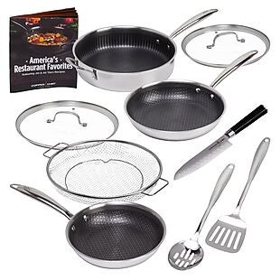 10pc Copper Chef Cookware $40