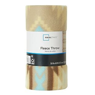 Cozy Fleece Throws $3