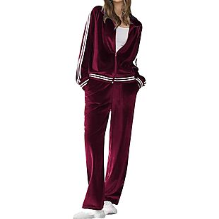 Women's Velour Tracksuit $29