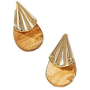 14K Gold-Plated Teardrop Earrings $17