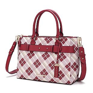 MKF Plaid Shoulder Bag $49