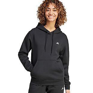 Adidas Essentials Small Logo Hoodie $12