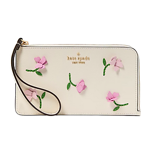 Kate Spade Applique Leather Wristlet $39