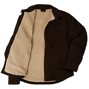 Men's Corduroy Sherpa-Lined Jacket $25