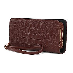 MKF Leather Wristlet Wallet $25