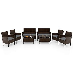 8pc Costway Patio Set $365