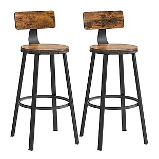 2 Barstools with Backs $67