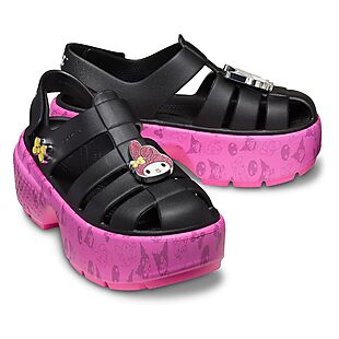 Crocs x Sanrio My Melody/Kuromi Shoes $48