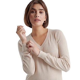 Cotton-Cashmere Sweaters $30