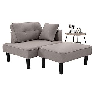 Recliner Sofa & Ottoman $149