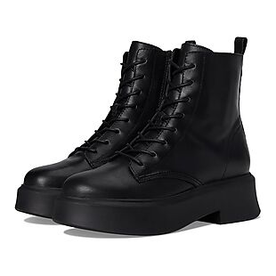 Steve Madden Leather Combat Boots $52