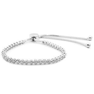 1/2ct Adjustable Diamond Bracelet $33