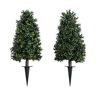 2pk 30" Faux Boxwood Plants $54