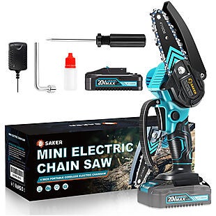 Mini Cordless Chain Saw Kit $30
