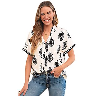 V-Neck Blouse $25