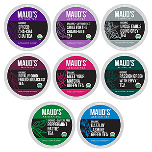 48ct Maud's Organic Tea Pods $22