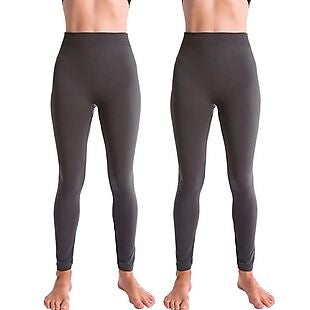 2pk Mossimo Fleece-Lined Leggings $15