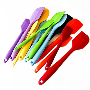 2pc Silicone Spatulas $7