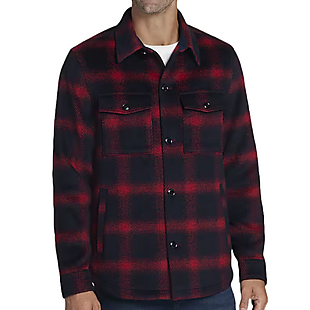 Jos. A. Bank Plaid Shirt Jacket $20