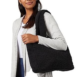 Cozy Sherpa Tote Bag $6 in 4 Colors