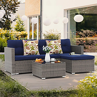 3pc Outdoor Sectional Set $265