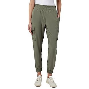 Women's Stretch Cargo Joggers $15