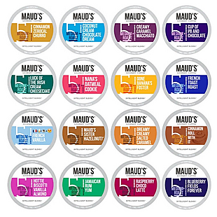 80ct Maud's Flavored Coffee Pods $29