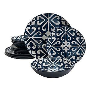 12pc Stoneware Dinnerware Set $36