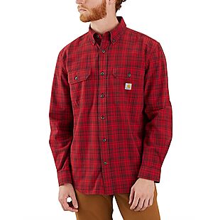 Carhartt Midweight Plaid Shirt $22