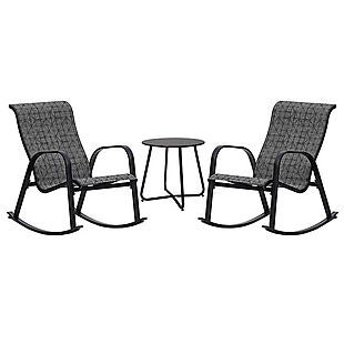 3pc Patio Rocking Chair Set $200