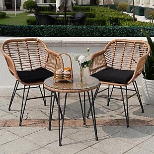 3pc Patio Bistro Set $105