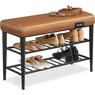 Cushioned Shoe Bench $51