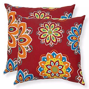 2pk Outdoor Throw Pillows $17