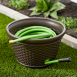 Set of Two Suncast Hose Pots $47