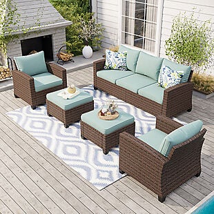 5pc Rattan Patio Set $609